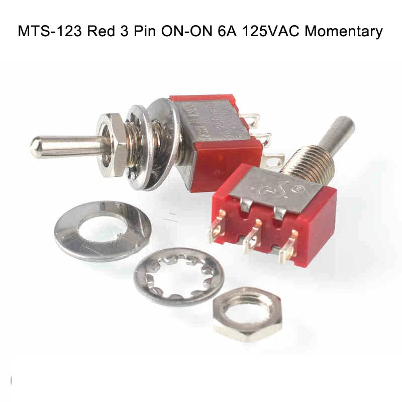 Toggle Switch Heavy Duty ON-OFF ON-ON ON-OFF-ON – MTS E-TEN PS DS438 Series 125VAC 250VAC