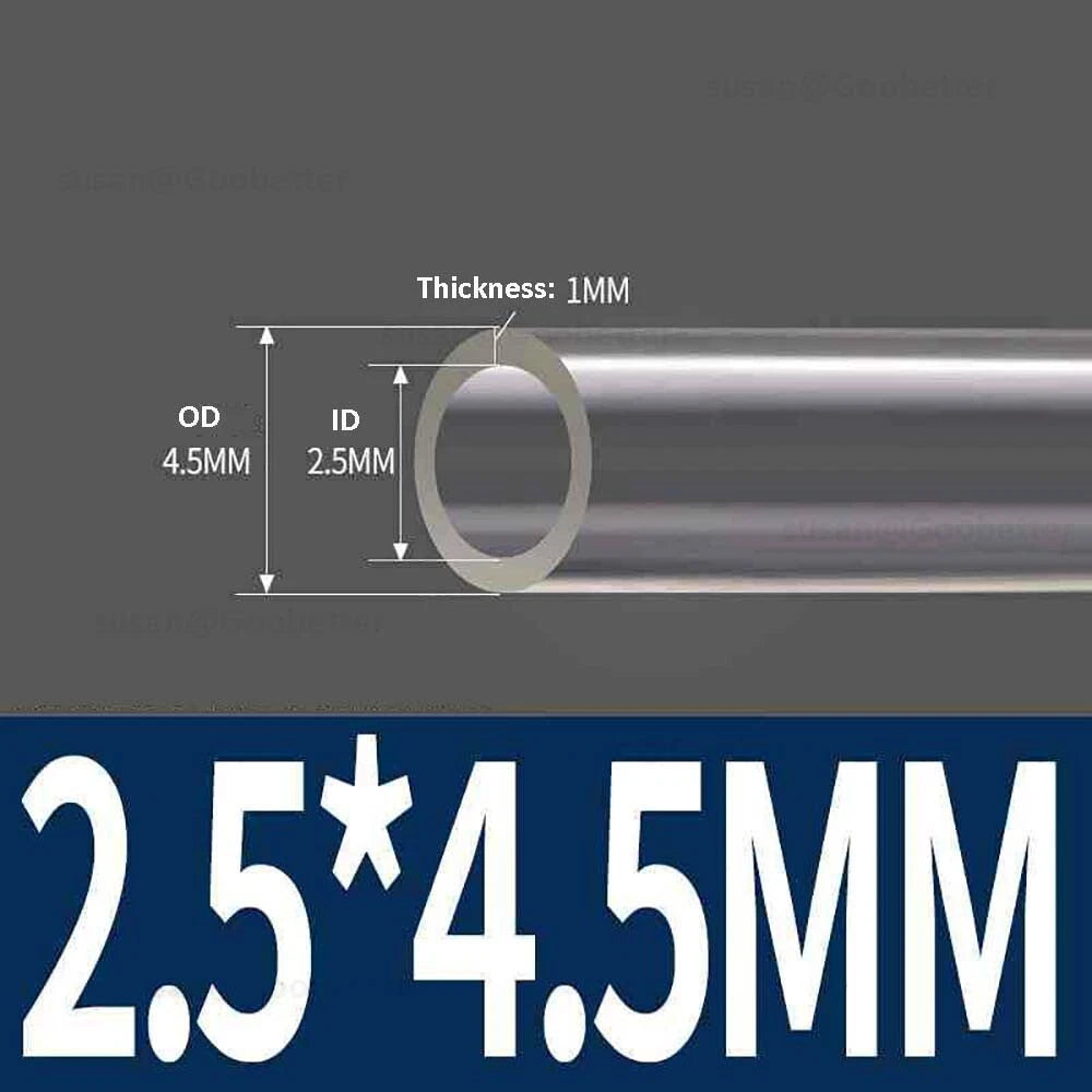 Clear Flexible PVC Tubing — Plastic Hose for Air, Water, Aquarium & Pond