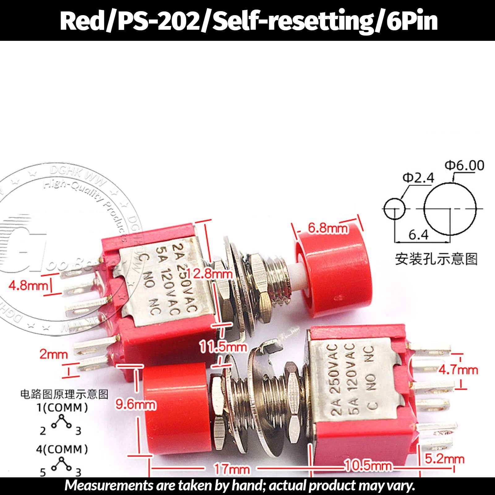 Miniature Toggle Switch — SPST/SPDT, 2–12 Pin, MTS/E-TEN/RLS Series, 79 Types