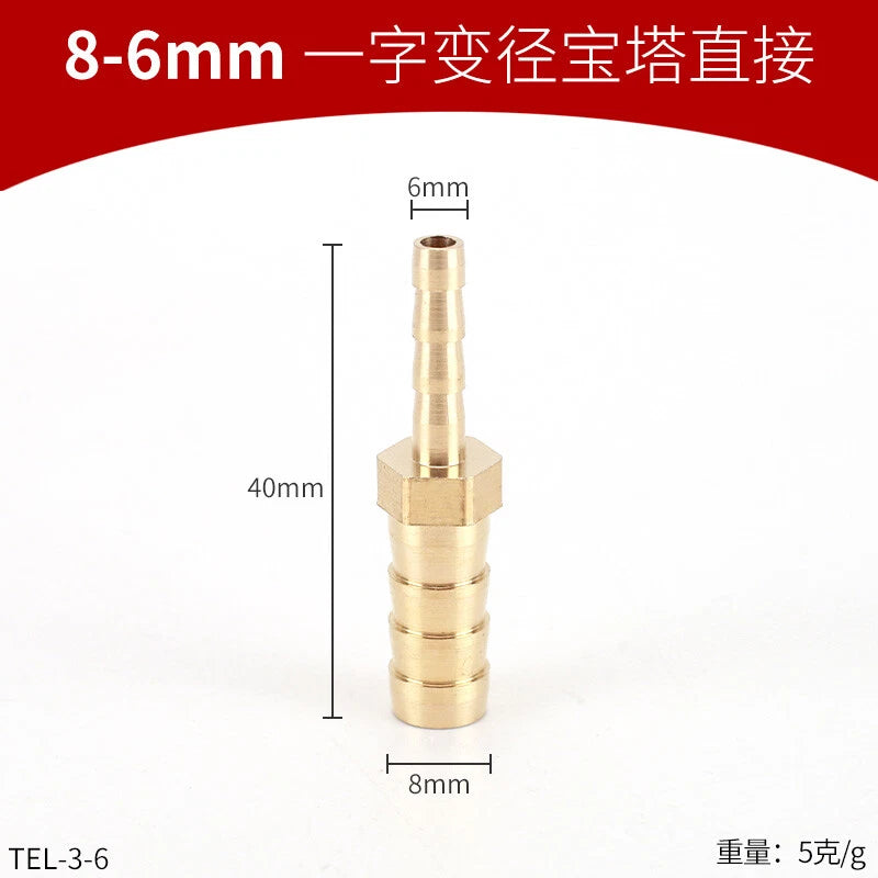 Brass Reducing Hose Fittings – Straight, L, T & Y Connectors for Gas & Air Tube