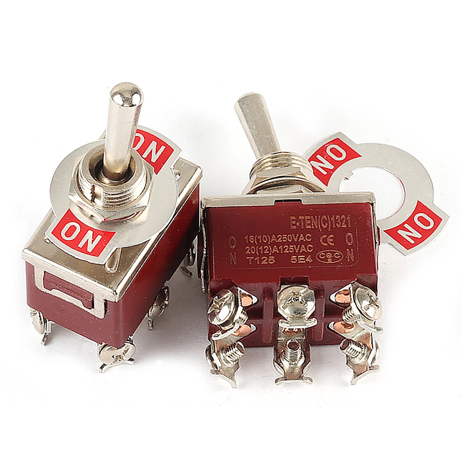 Heavy Duty Toggle Switch — 2 to 12 Position SPST/DPDT, 15A–25A, ON-OFF & ON-OFF-ON