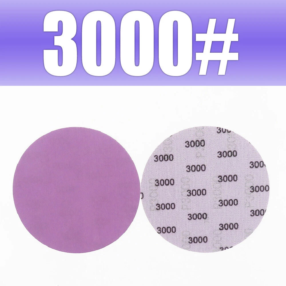 5" 125mm Purple Hook & Loop Sanding Discs 60-10000 Grit | Wet & Dry Sandpaper for Orbital Sanders