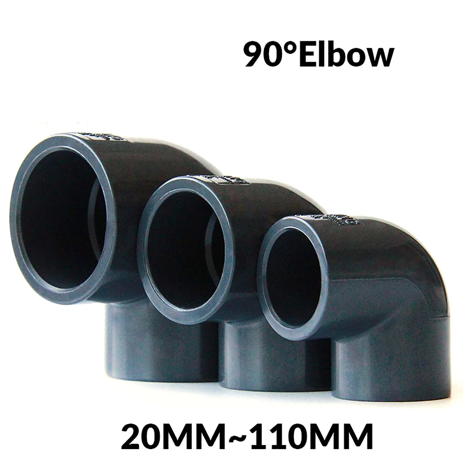 PVC UPVC SOLVENT WELD PIPE FITTINGS FISH POND INDUSTRIAL Plumbing Couping Grey