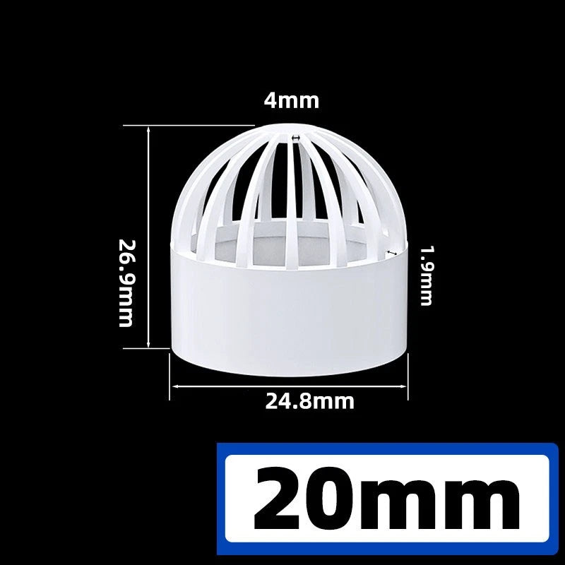 PVC Pipe Fittings White Connector Metric For Aquarium Fish Tank Various Parts