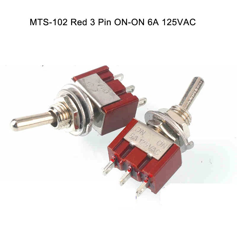 Toggle Switch Heavy Duty ON-OFF ON-ON ON-OFF-ON – MTS E-TEN PS DS438 Series 125VAC 250VAC