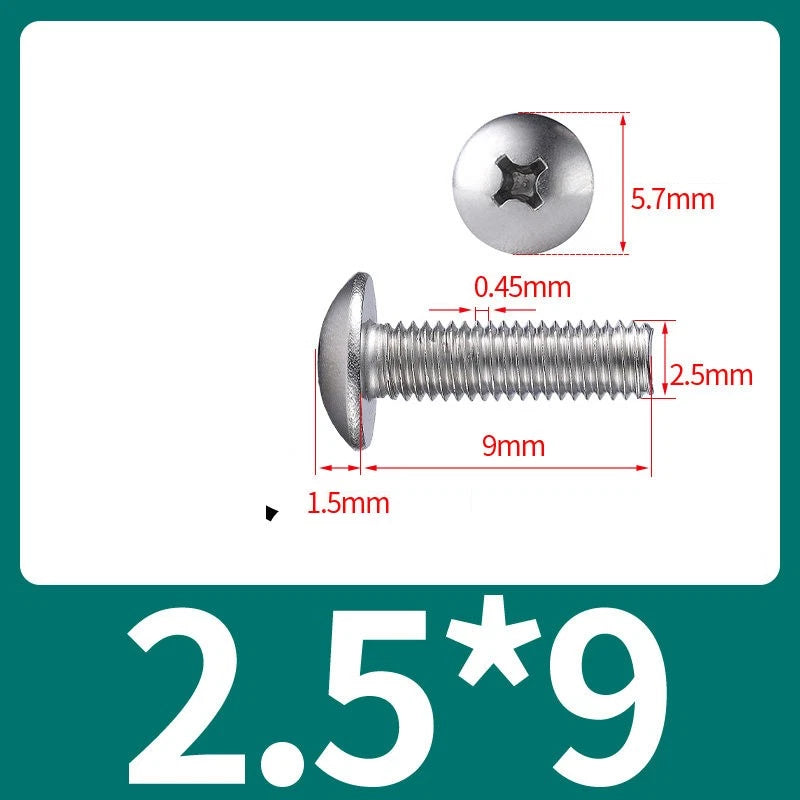 Phillips Flat Head Machine Screws M2-M8 | A2/A4 Stainless Steel