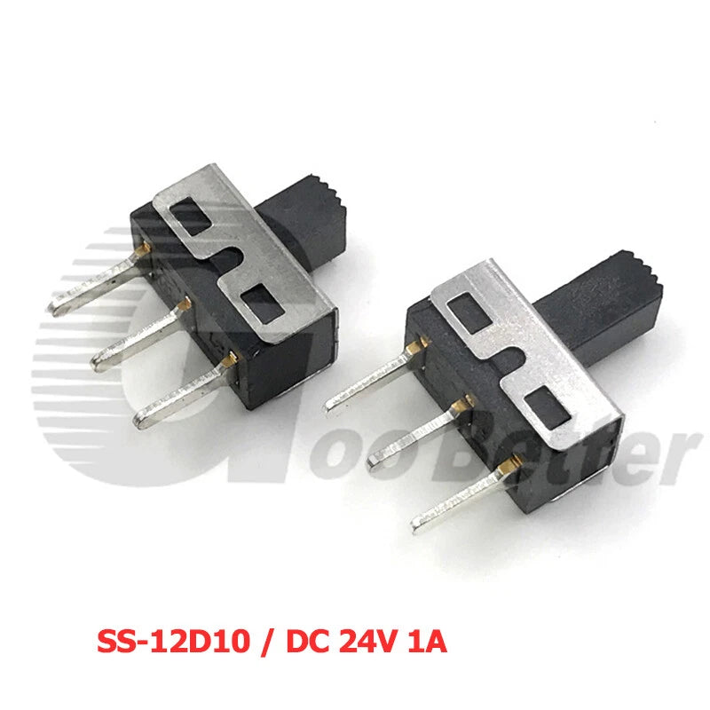 Miniature Slide Switch SPDT 2-Position PCB Mount — SS/SK Series, DC 24V