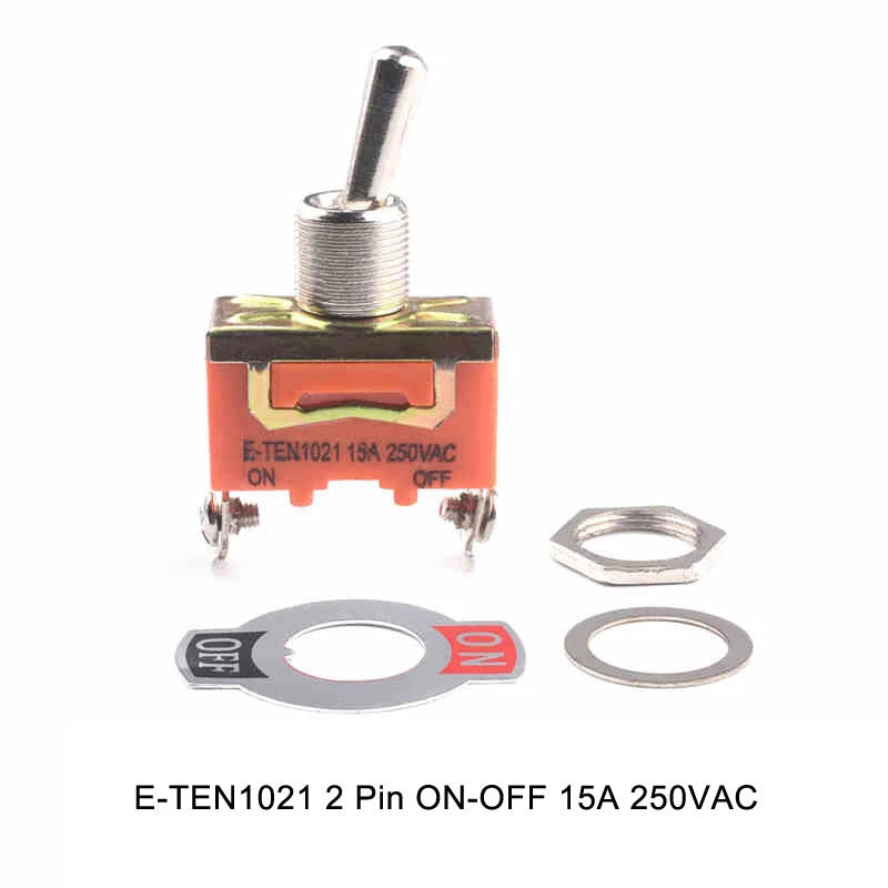 Toggle Switch Heavy Duty ON-OFF ON-ON ON-OFF-ON – MTS E-TEN PS DS438 Series 125VAC 250VAC
