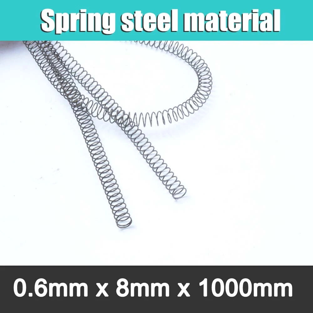 1000mm length Spring Stee Wire 0.3mm-6mm ,OD 6mm-60mm Compression Spring 1 Meter