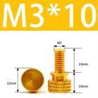M3 M4 Anodized Aluminum Thumb Screws — Knurled Head Hand Bolts for PC Case, Fishing Rigs & DIY Projects