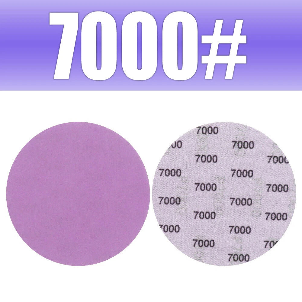 5" 125mm Purple Hook & Loop Sanding Discs 60-10000 Grit | Wet & Dry Sandpaper for Orbital Sanders