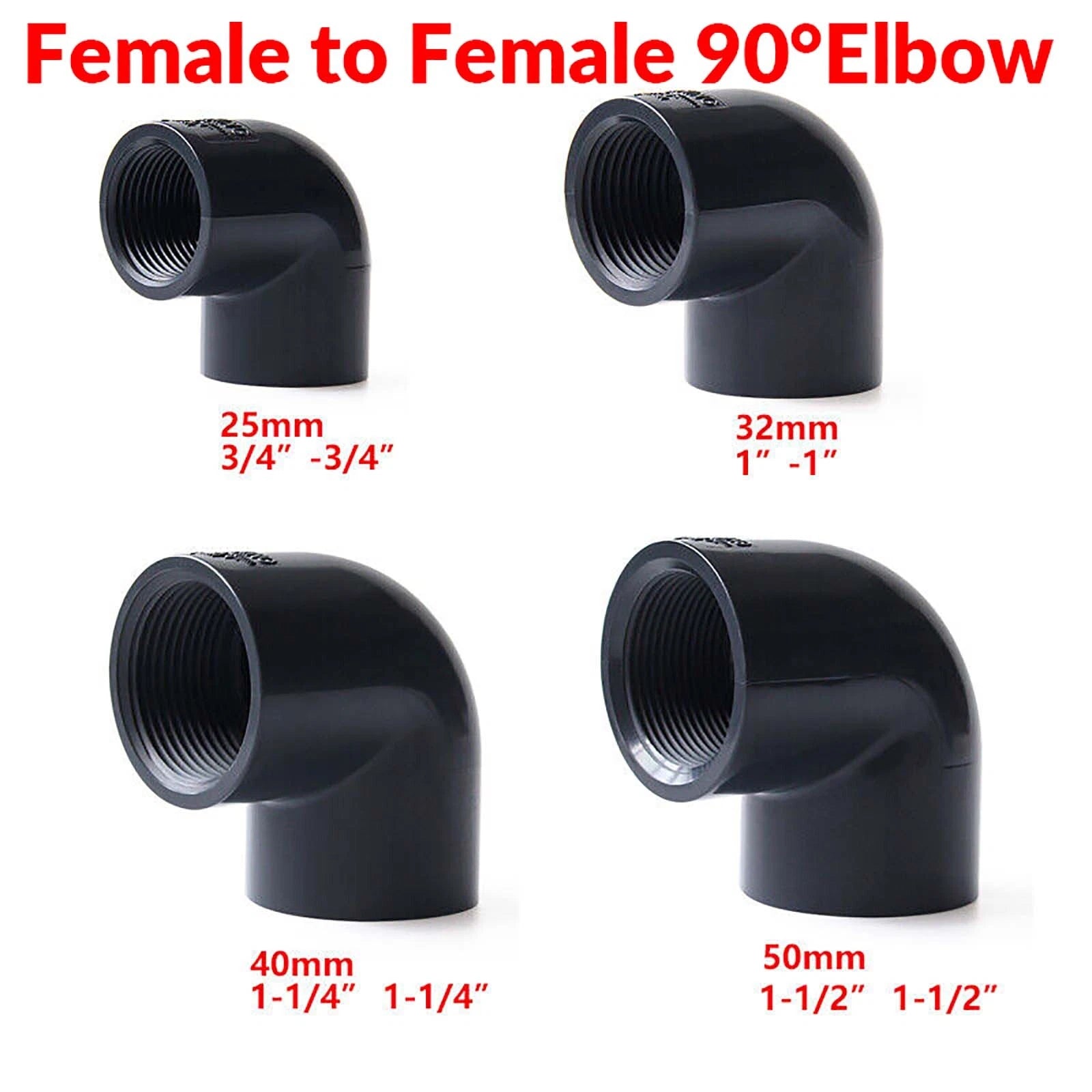 PVC UPVC SOLVENT WELD PIPE FITTINGS FISH POND INDUSTRIAL Plumbing Couping Grey