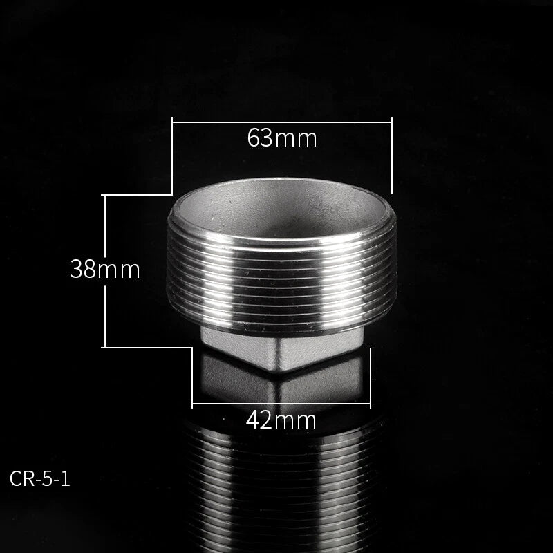 304 Stainless Steel BSP Pipe Plug & Cap Fittings — Male Plugs & Female Blanking Caps