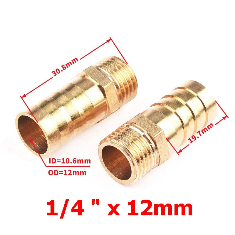 BSP Hose Barb Fittings — Y-Piece, T-Piece, Straight & Elbow Connectors