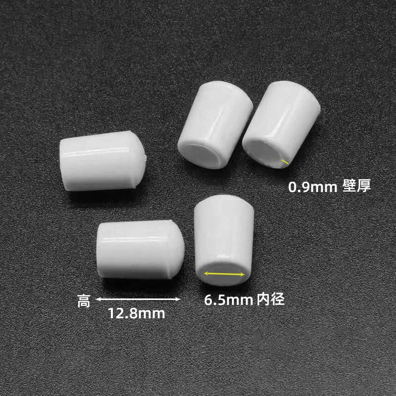 Goobetter Round PVC Rubber End Caps – 2.5mm to 19mm (Black, White, Transparent)