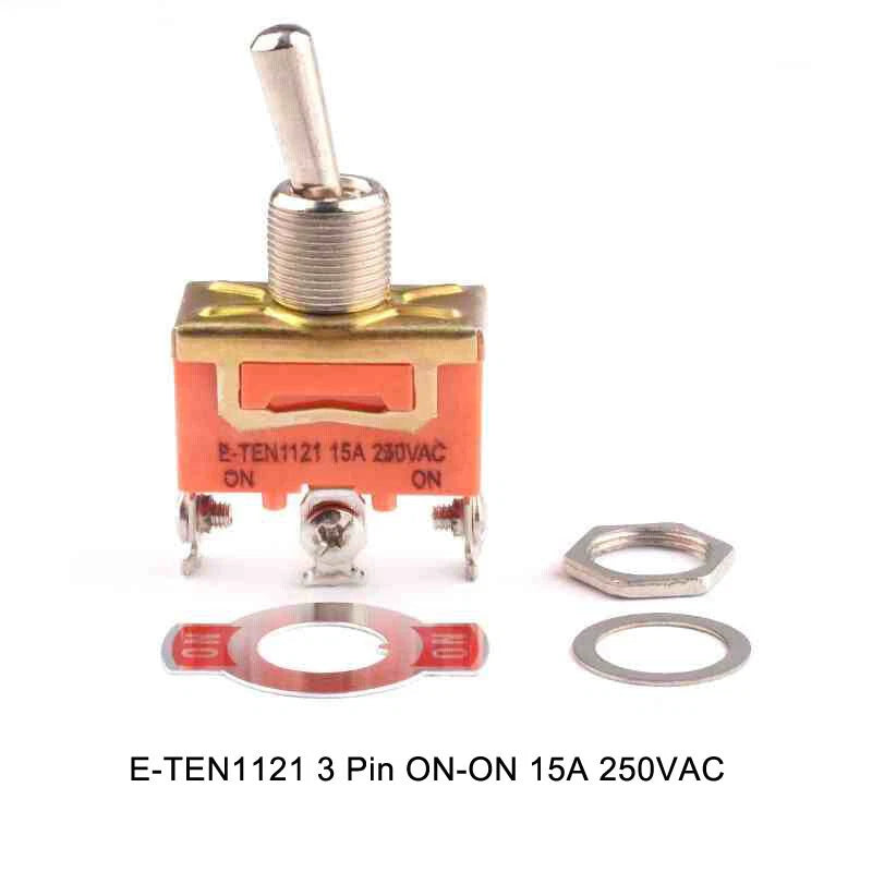 Toggle Switch Heavy Duty ON-OFF ON-ON ON-OFF-ON – MTS E-TEN PS DS438 Series 125VAC 250VAC