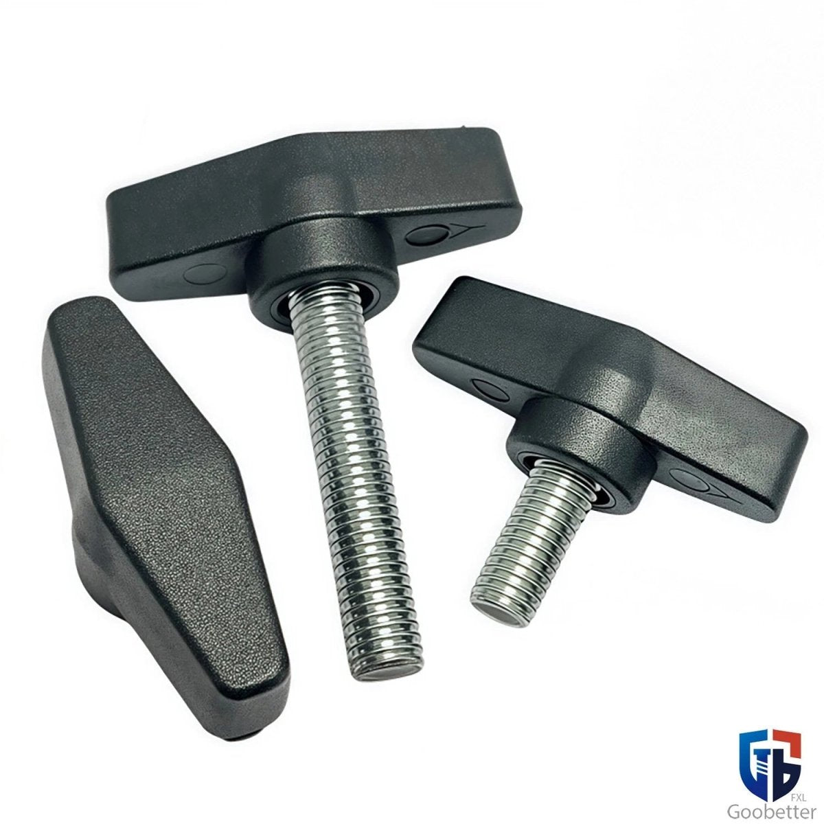 M6 M8 M10 M12 T - Handle Thumb Screws — Wing Knob Clamping Bolts with Flange Nut - HomeDIYer