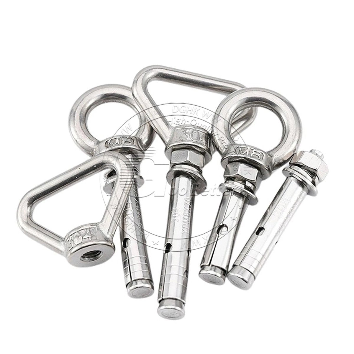 Heavy Duty Eye Bolt Shield Anchor Expansion Bolts — Closed Hook, Eye & Triangular Head - HomeDIYer