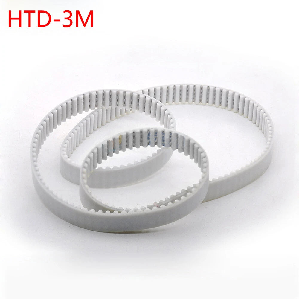HTD 3M Closed Loop Timing Belt 10mm Wide – PU Polyurethane, Pitch 3mm, 483mm to 2181mm