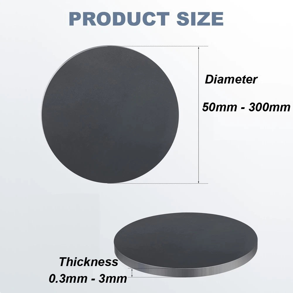 Mild Steel Discs Round Disks Circles Laser Cut Sheet Plate Metal 0.3 - 3mm Thick