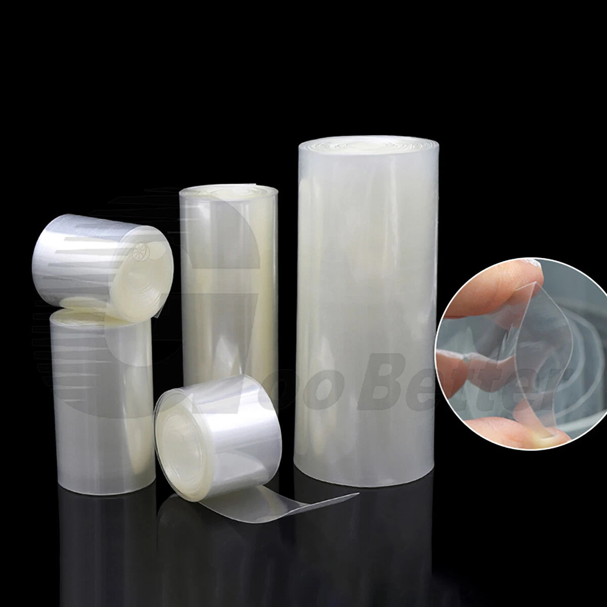 Clear PVC Heat Shrink Tubing for RC Battery Packs — 7mm to 600mm
