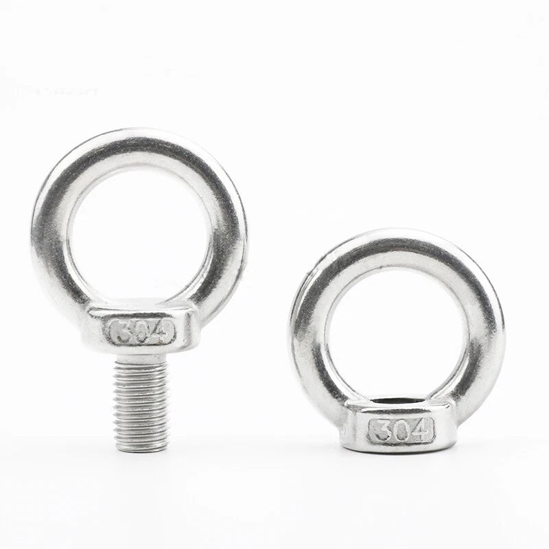 Lifting Eye Nuts & Eye Bolts M3–M14 | A2 Stainless Steel Rigging Fasteners - HomeDIYer