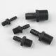Male NPT Plastic Hose Barb Fitting — Straight Hosetail Connector