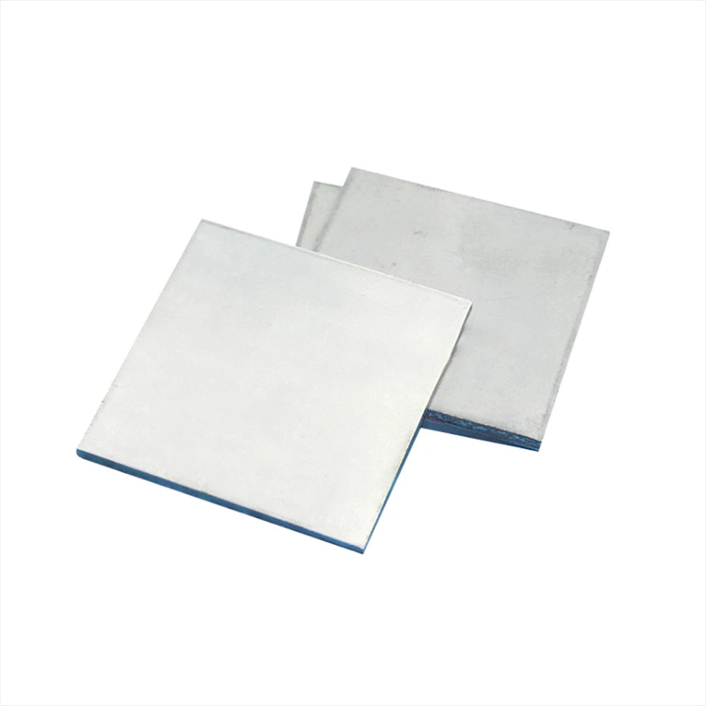 0.1-4 mm Thick TC4 Titanium Sheet Square Ti-6Al-4V Plate 100x100 mm 200x200 mm