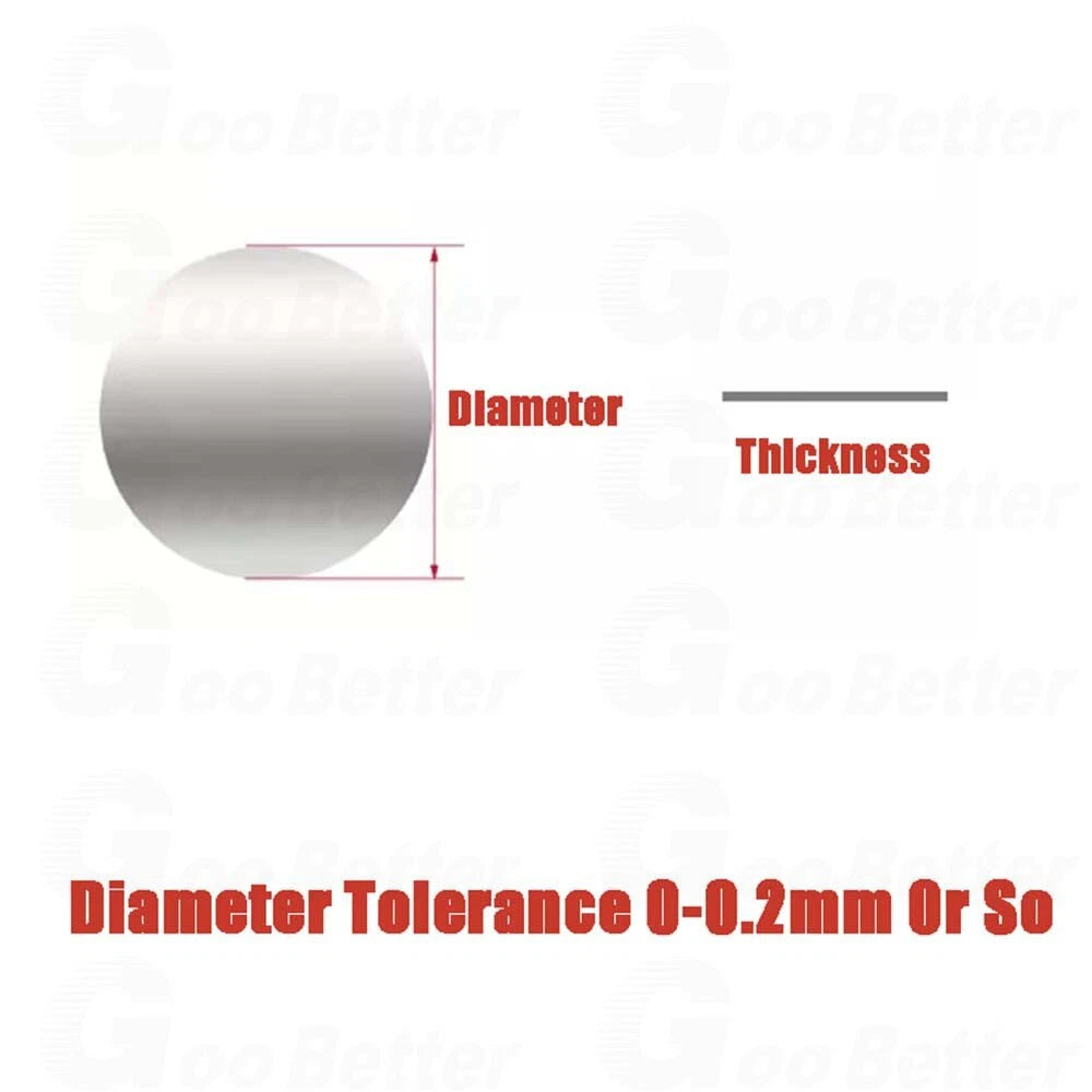 Stainless Steel Round Disc Blank — A2 Grade, φ3mm–φ150mm, Ultra Thin 0.1mm–2mm