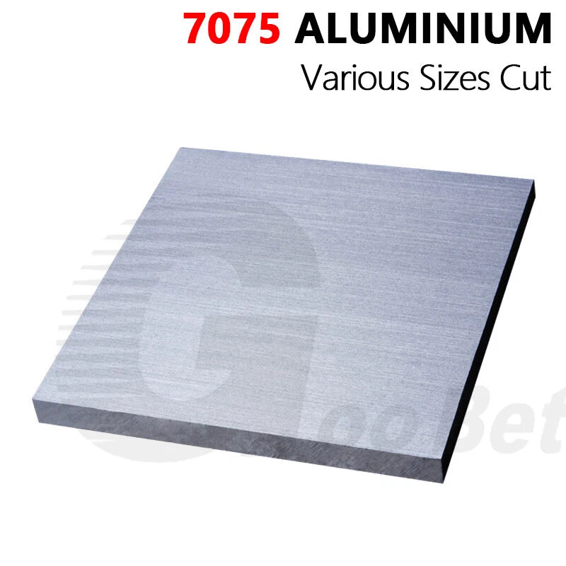 1X Aluminium Plate Sheet EN-AW 7075 T651 Grade 16mm Thick 140mm Wide 140mm Long