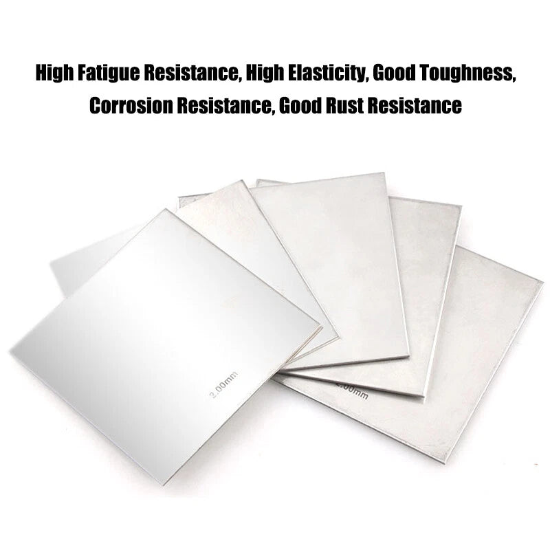 Thick 0.01mm - 3mm 301 Stainless Steel Sheet Plate 100mm-500mm Metal Sheets