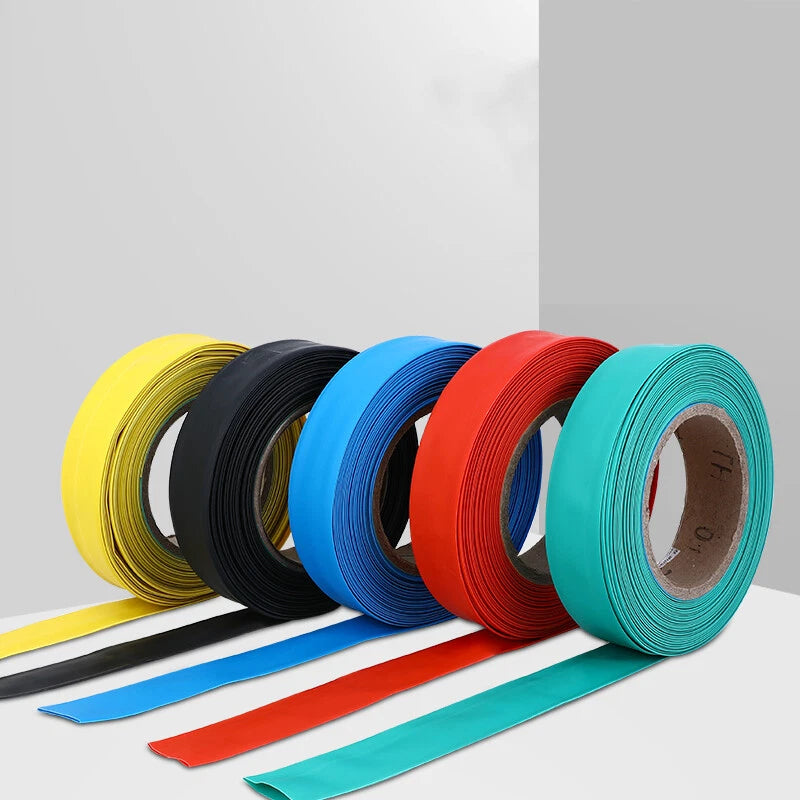 PVC Heat Shrink Tubing 7–40mm | Colorful Battery Pack Wrap, 1 Meter