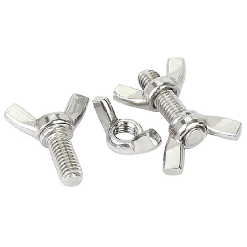 201/304/316 Stainless Butterfly Wing Bolts Screws Thumb Screws Wing Bolts M3-M12