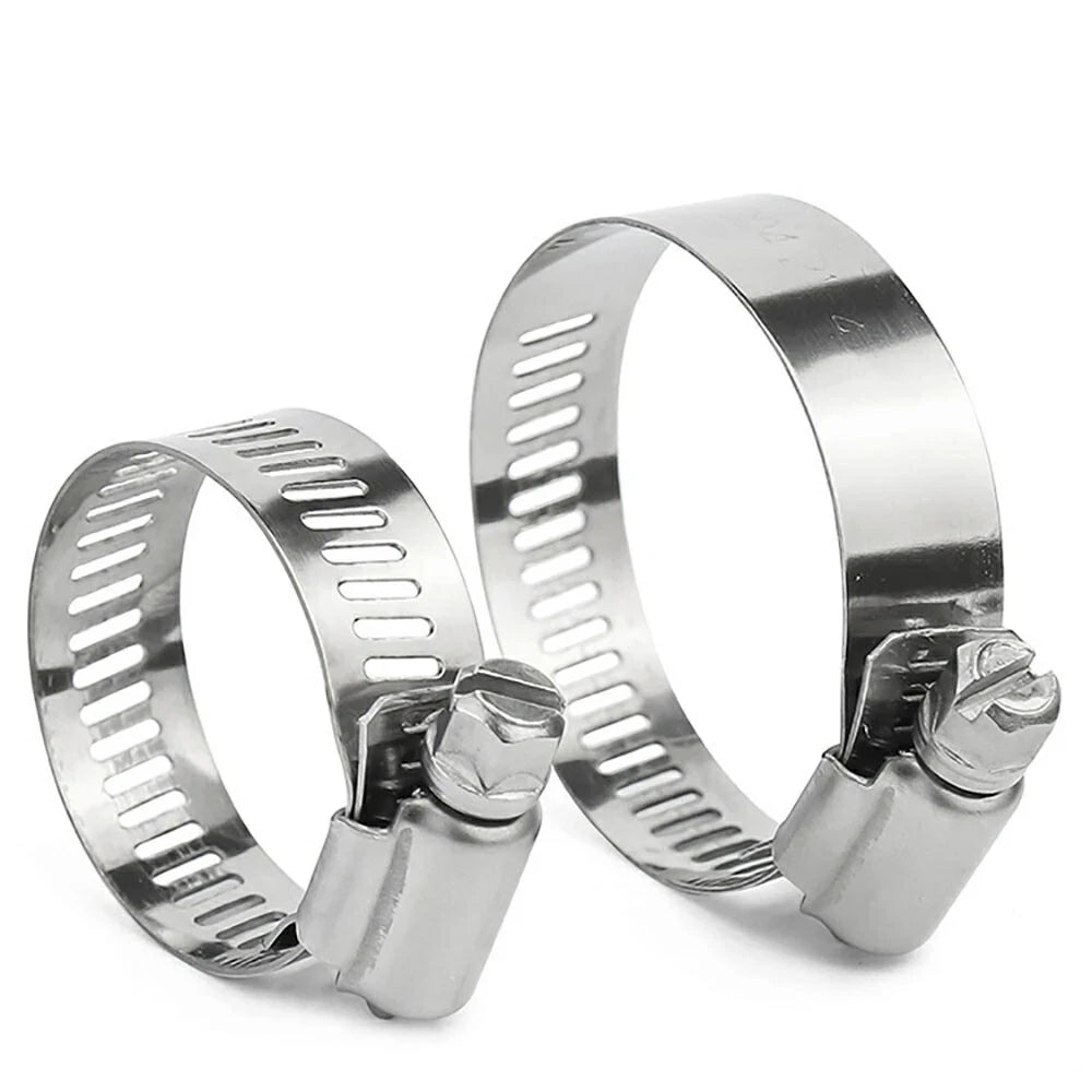 201 Stainless steel strengthens the clamp hose clamp Circular air water pipe Fuel hose clips of water pipe fasteners clamps