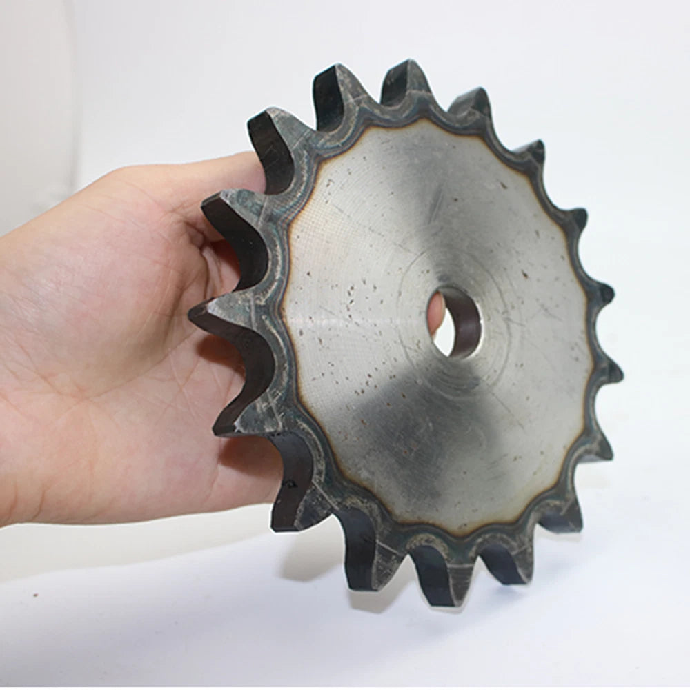 Flat Simplex Sprockets for #40 ( 08B ) Roller Chain, 9T to 60T, Pitch 1/2 Inch