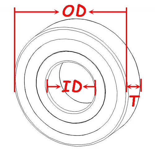 Deep Groove Ball Bearing Metal Shielded Bearings All Size Rotation Bearings