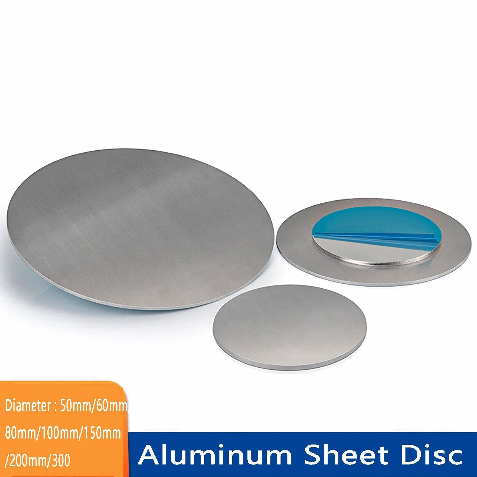 Round Aluminum Sheet Disc Plate 0.5/1/1.5/2~5mm Thick Aluminium Discs 50~300mm