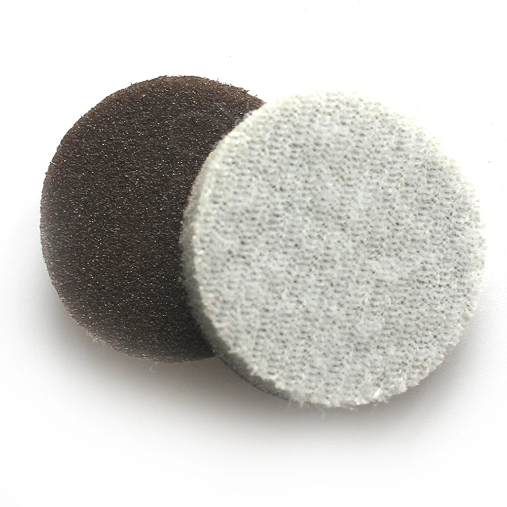 25mm-125mm Sponge Polishing Sanding Discs Hook Loop Sandpaper Red Grit 300-2000