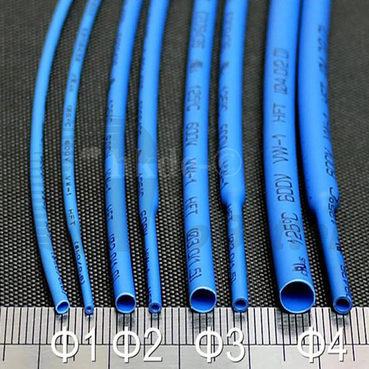 Blue Heat Shrink Tubing – 2:1 / 3:1 / 4:1 Ratio, Φ0.6mm–Φ80mm, Wire & Cable Sleeving