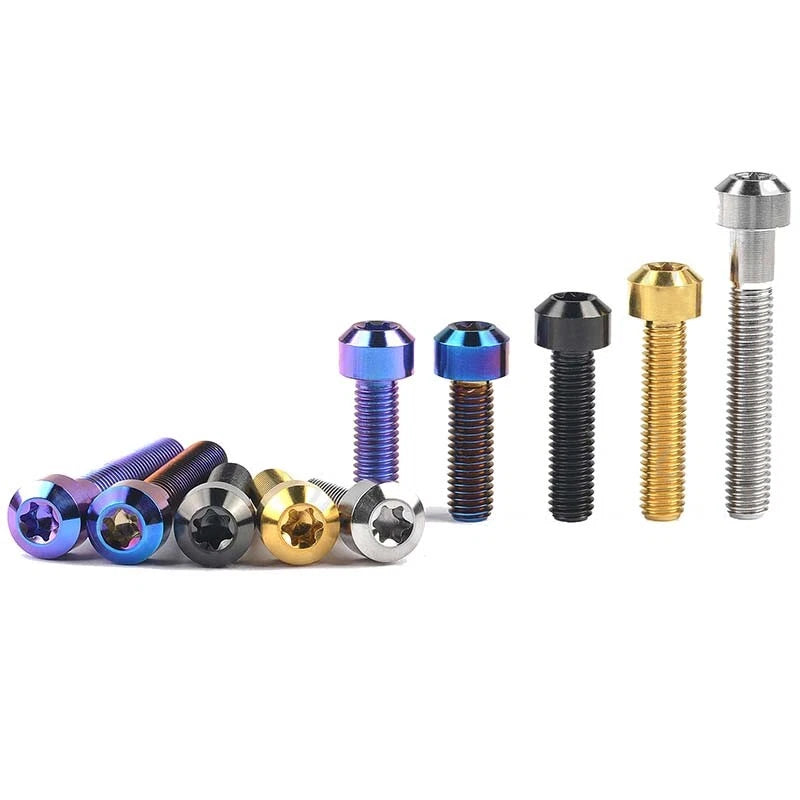 M5 M8 Titanium Socket Cap Head Torx Screws – Grade 10.9, Fully Threaded (10–60mm)