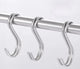 S Hooks Stainless Steel Kitchen Pan Utensil Bathroom Clothes Hanger Hanging