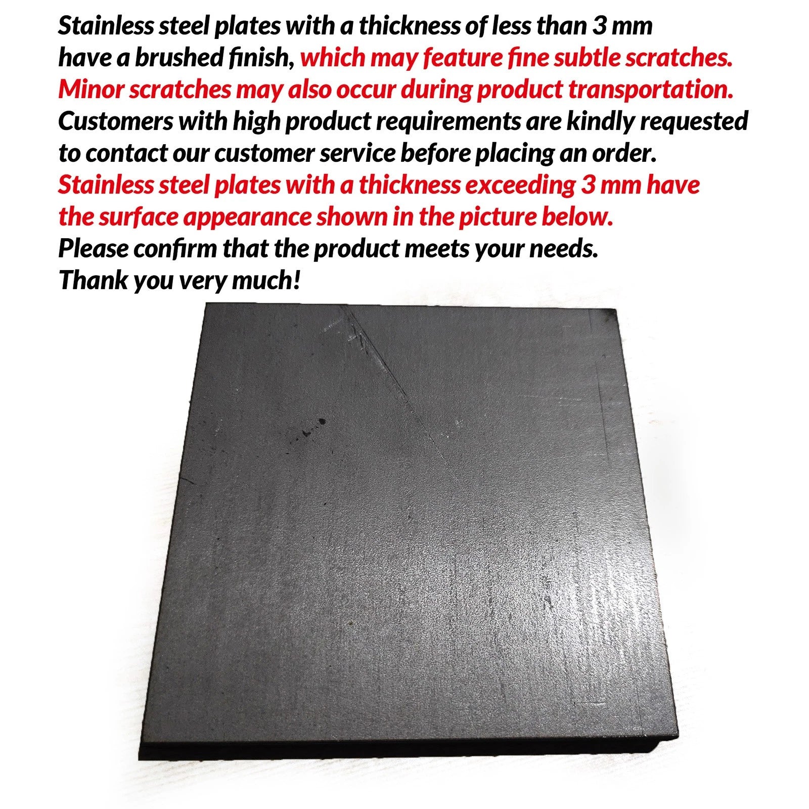 A4 STAINLESS STEEL SHEET 316 BRUSHED METAL SQUARE CUT PLATE PANEL 0.5MM-10MM