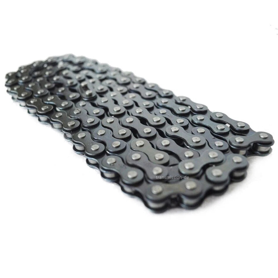 Roller Chain 04C-1 Pitch 6.35 mm 1/4" Single Row Chain Stainless-Carbon Steel