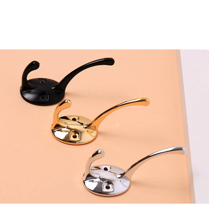 1/10 PACK Coat Hooks Rack Robe Wall Door Dress Bathroom Clothes Hangers