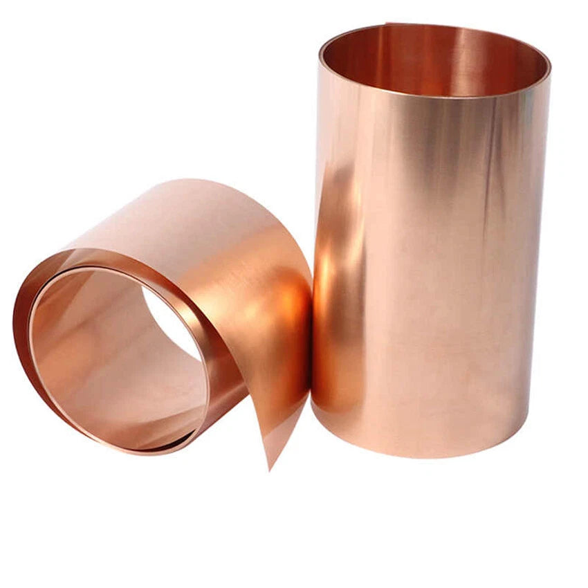 Pure Copper Sheet Roll Thick 0.05mm-1mm, Width 100-400mm Copper Foil Plate Strip