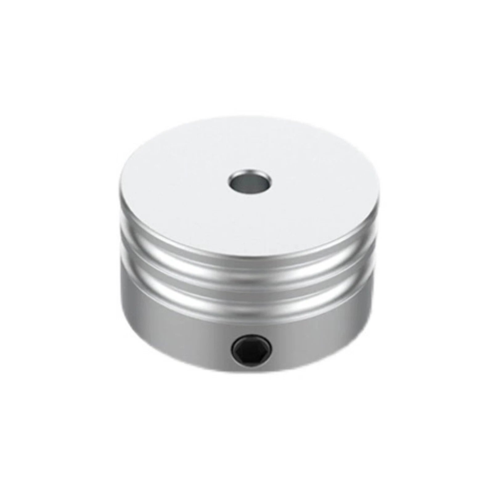 Double U Grooved Pulley PU Round Belt Pulleys Aluminum Width 2mm OD 10mm-60mm