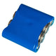 Blue PVC Heat Shrink Tubing for 18650 Battery Packs — Single to 4-Cell