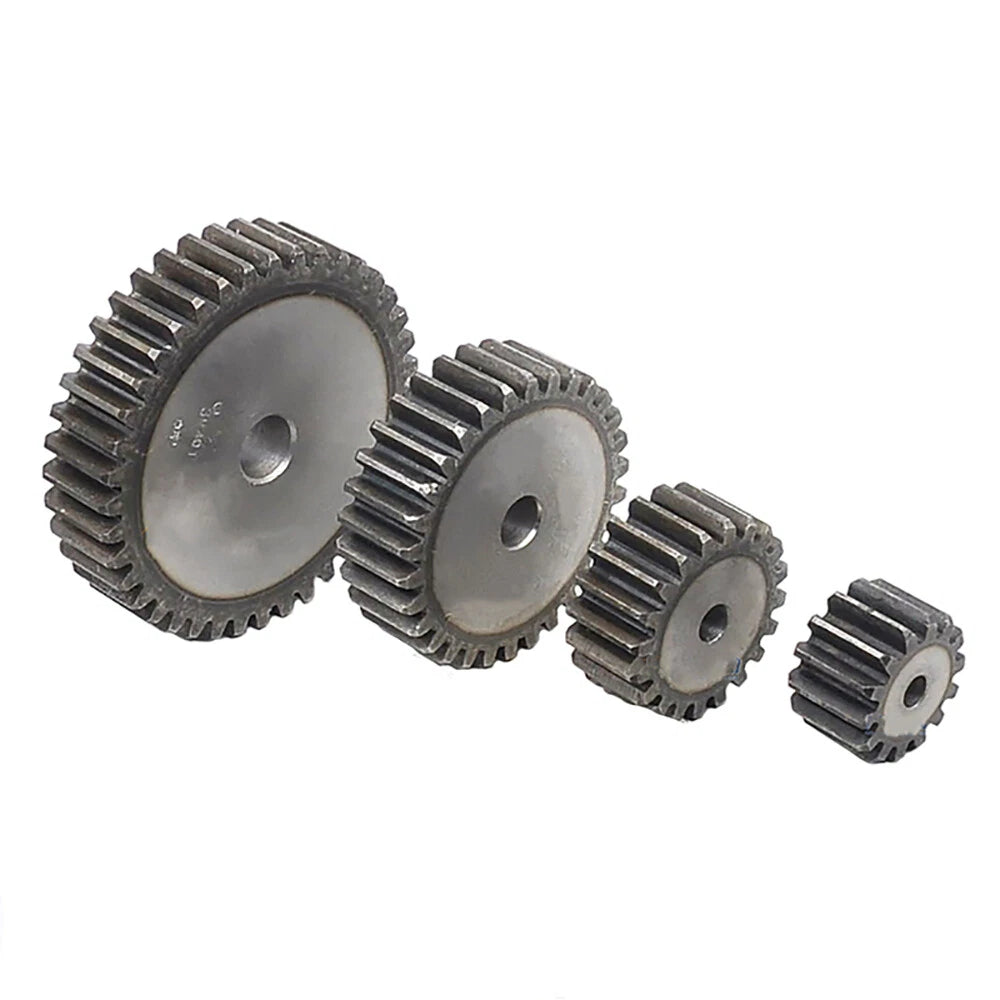 1 Mod Cylindrical Spur Gear 12-160 Tooth Diameter 14mm - 162mm 45# Carbon Steel