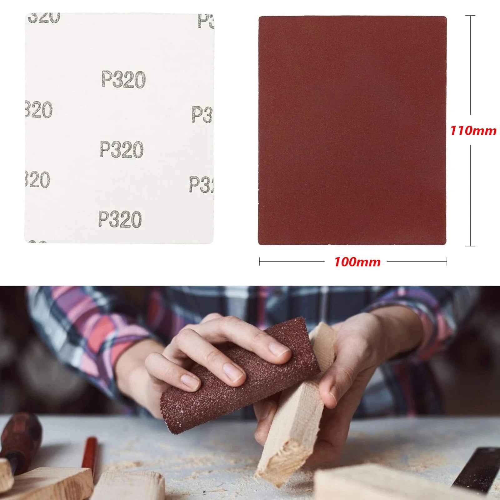 Sandpaper Sanding Sheets Fine Medium Coarse Wood Metal mixed 40 Grit - 1000 Grit