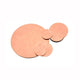 Solid Pure Copper Discs Blanks Round Plate Metal Sheet Thick 0.5~5.0mm Ø10~300mm